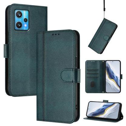 Line Splicing Buckle Retro Leather Phone Case, For Realme GT3 5G / GT Neo 5 240W, For Realme 10 Pro 5G, For Realme 10 Pro+ 5G, For Realme 10 4G Global, For Realme C30 4G / C30s / Narzo 50i Prime, For Realme GT Neo 3T, For Realme 9 Pro+ 5G / 9 4G Global...