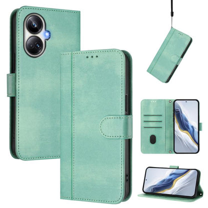 Line Splicing Buckle Retro Leather Phone Case, For Realme GT3 5G / GT Neo 5 240W, For Realme 10 Pro 5G, For Realme 10 Pro+ 5G, For Realme 10 4G Global, For Realme C30 4G / C30s / Narzo 50i Prime, For Realme GT Neo 3T, For Realme 9 Pro+ 5G / 9 4G Global...