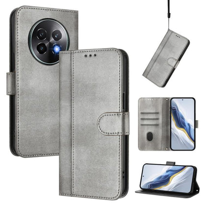 Line Splicing Buckle Retro Leather Phone Case, For Realme 14 Pro+ 5G, For Realme C75 4G / 14x 5G Global, For Realme GT 7 Pro / GT7 Pro Racing, For Realme C63 5G Global, For Realme 12 5G / 12x 5G / C65 5G Global, For Realme 13 4G / 12 4G / P1 5G Global ...