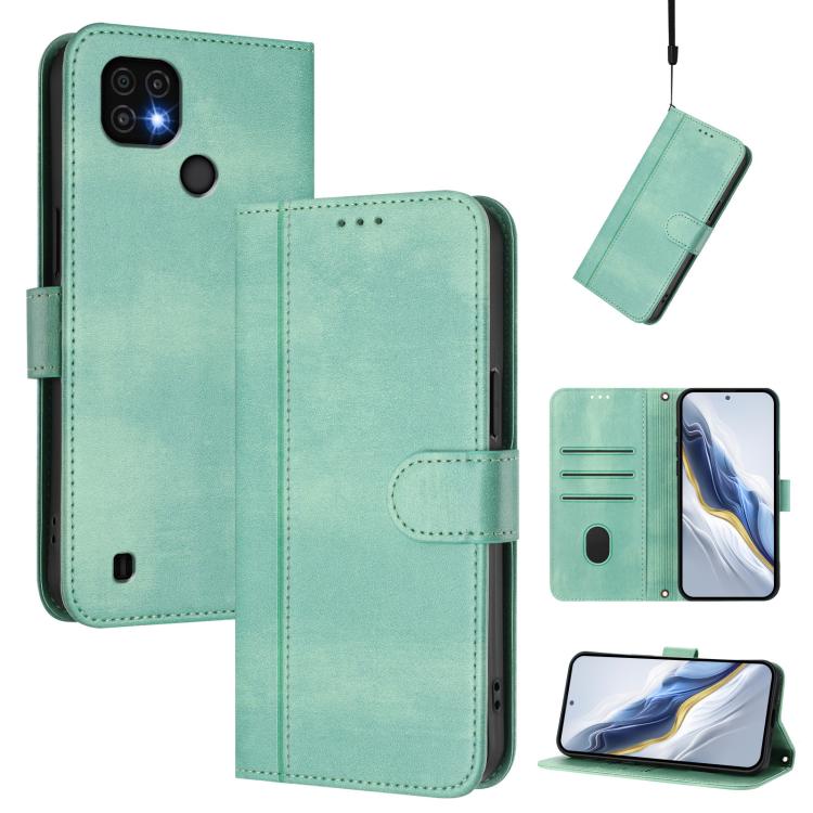 Line Splicing Buckle Retro Leather Phone Case, For Realme GT3 5G / GT Neo 5 240W, For Realme 10 Pro 5G, For Realme 10 Pro+ 5G, For Realme 10 4G Global, For Realme C30 4G / C30s / Narzo 50i Prime, For Realme GT Neo 3T, For Realme 9 Pro+ 5G / 9 4G Global...