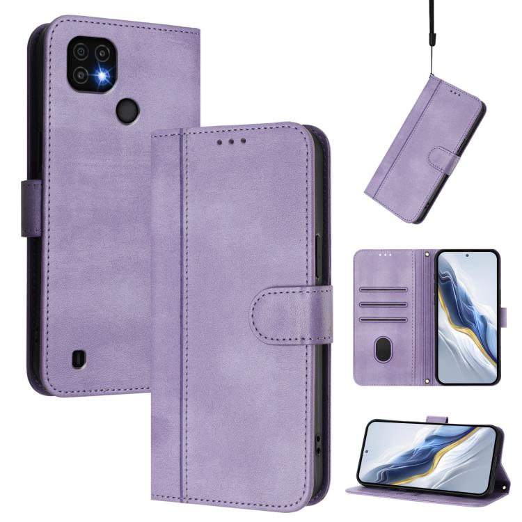 Line Splicing Buckle Retro Leather Phone Case, For Realme GT3 5G / GT Neo 5 240W, For Realme 10 Pro 5G, For Realme 10 Pro+ 5G, For Realme 10 4G Global, For Realme C30 4G / C30s / Narzo 50i Prime, For Realme GT Neo 3T, For Realme 9 Pro+ 5G / 9 4G Global...