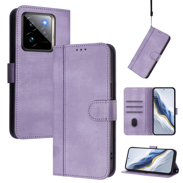 Line Splicing Buckle Retro Leather Phone Case, For Realme 14 Pro+ 5G, For Realme C75 4G / 14x 5G Global, For Realme GT 7 Pro / GT7 Pro Racing, For Realme C63 5G Global, For Realme 12 5G / 12x 5G / C65 5G Global, For Realme 13 4G / 12 4G / P1 5G Global ...