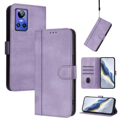 Line Splicing Buckle Retro Leather Phone Case, For Realme GT3 5G / GT Neo 5 240W, For Realme 10 Pro 5G, For Realme 10 Pro+ 5G, For Realme 10 4G Global, For Realme C30 4G / C30s / Narzo 50i Prime, For Realme GT Neo 3T, For Realme 9 Pro+ 5G / 9 4G Global...