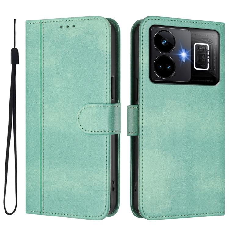 Line Splicing Buckle Retro Leather Phone Case, For Realme GT3 5G / GT Neo 5 240W, For Realme 10 Pro 5G, For Realme 10 Pro+ 5G, For Realme 10 4G Global, For Realme C30 4G / C30s / Narzo 50i Prime, For Realme GT Neo 3T, For Realme 9 Pro+ 5G / 9 4G Global...