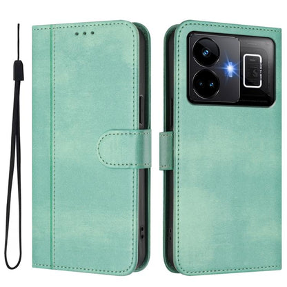 Line Splicing Buckle Retro Leather Phone Case, For Realme GT3 5G / GT Neo 5 240W, For Realme 10 Pro 5G, For Realme 10 Pro+ 5G, For Realme 10 4G Global, For Realme C30 4G / C30s / Narzo 50i Prime, For Realme GT Neo 3T, For Realme 9 Pro+ 5G / 9 4G Global...