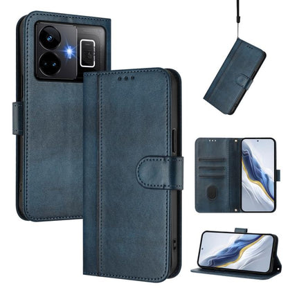 Line Splicing Buckle Retro Leather Phone Case, For Realme GT3 5G / GT Neo 5 240W, For Realme 10 Pro 5G, For Realme 10 Pro+ 5G, For Realme 10 4G Global, For Realme C30 4G / C30s / Narzo 50i Prime, For Realme GT Neo 3T, For Realme 9 Pro+ 5G / 9 4G Global...