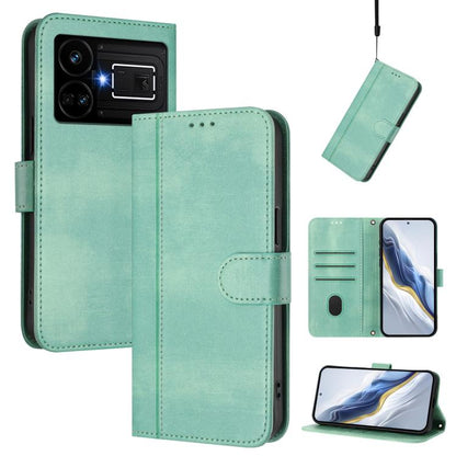 Line Splicing Buckle Retro Leather Phone Case, For Realme C67 4G / 12 Lite 4G Global, For Realme 12 Pro 5G / 12 Pro+ 5G Global, For Realme C53 4G Global / C51 4G, For Realme 11 5G Global / C67 5G India, For Realme 11 4G Global, For Realme GT5 240W / GT...