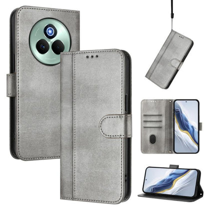 Line Splicing Buckle Retro Leather Phone Case, For Realme P4 Pro 5G, For Realme P4 5G, For Realme 15T 5G Global, For Realme 15 5G / 15 Pro 5G Global, For Realme C71 4G Global, For Realme V70 5G / C75 5G, For Realme Narzo 80 Pro / 14 Pro 5G India       ...