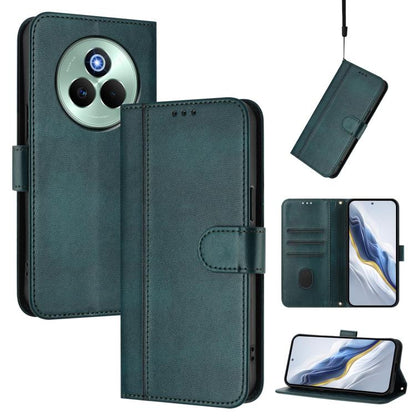 Line Splicing Buckle Retro Leather Phone Case, For Realme P4 Pro 5G, For Realme P4 5G, For Realme 15T 5G Global, For Realme 15 5G / 15 Pro 5G Global, For Realme C71 4G Global, For Realme V70 5G / C75 5G, For Realme Narzo 80 Pro / 14 Pro 5G India       ...