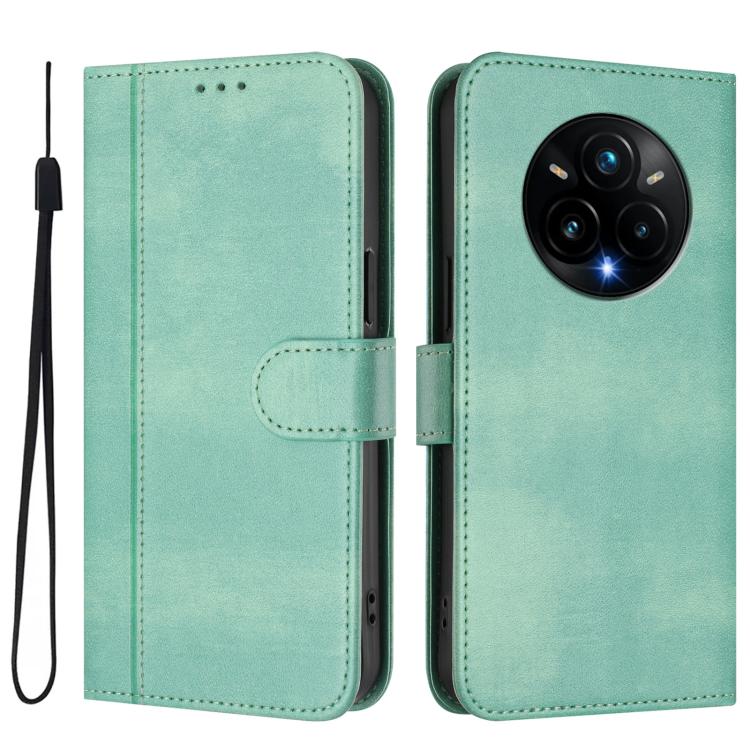 Line Splicing Buckle Retro Leather Phone Case, For Realme 14 Pro+ 5G, For Realme C75 4G / 14x 5G Global, For Realme GT 7 Pro / GT7 Pro Racing, For Realme C63 5G Global, For Realme 12 5G / 12x 5G / C65 5G Global, For Realme 13 4G / 12 4G / P1 5G Global ...