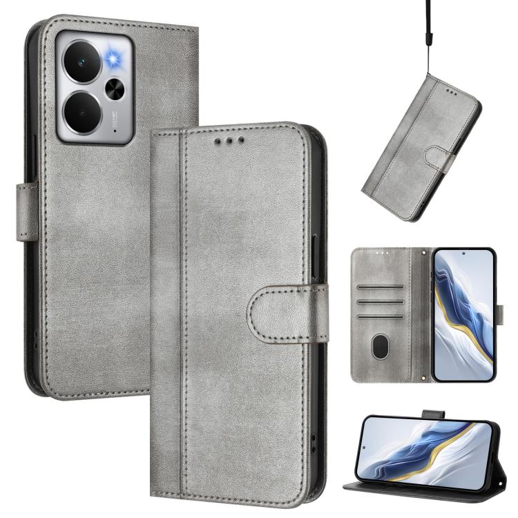Line Splicing Buckle Retro Leather Phone Case, For Realme P4 Pro 5G, For Realme P4 5G, For Realme 15T 5G Global, For Realme 15 5G / 15 Pro 5G Global, For Realme C71 4G Global, For Realme V70 5G / C75 5G, For Realme Narzo 80 Pro / 14 Pro 5G India       ...