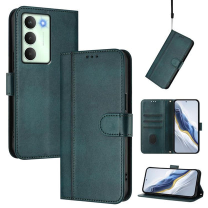 Line Splicing Buckle Retro Leather Phone Case, For Realme P4 Pro 5G, For Realme P4 5G, For Realme 15T 5G Global, For Realme 15 5G / 15 Pro 5G Global, For Realme C71 4G Global, For Realme V70 5G / C75 5G, For Realme Narzo 80 Pro / 14 Pro 5G India       ...