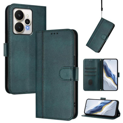 Line Splicing Buckle Retro Leather Phone Case, For Realme P4 Pro 5G, For Realme P4 5G, For Realme 15T 5G Global, For Realme 15 5G / 15 Pro 5G Global, For Realme C71 4G Global, For Realme V70 5G / C75 5G, For Realme Narzo 80 Pro / 14 Pro 5G India       ...