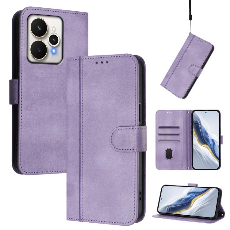 Line Splicing Buckle Retro Leather Phone Case, For Realme P4 Pro 5G, For Realme P4 5G, For Realme 15T 5G Global, For Realme 15 5G / 15 Pro 5G Global, For Realme C71 4G Global, For Realme V70 5G / C75 5G, For Realme Narzo 80 Pro / 14 Pro 5G India       ...