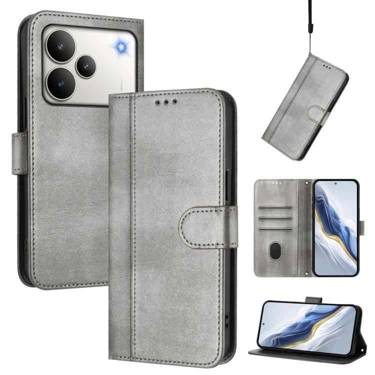Line Splicing Buckle Retro Leather Phone Case, For Realme P4 Pro 5G, For Realme P4 5G, For Realme 15T 5G Global, For Realme 15 5G / 15 Pro 5G Global, For Realme C71 4G Global, For Realme V70 5G / C75 5G, For Realme Narzo 80 Pro / 14 Pro 5G India       ...
