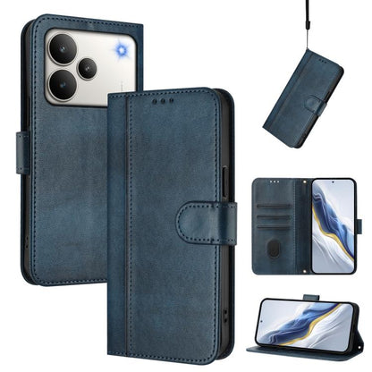Line Splicing Buckle Retro Leather Phone Case, For Realme P4 Pro 5G, For Realme P4 5G, For Realme 15T 5G Global, For Realme 15 5G / 15 Pro 5G Global, For Realme C71 4G Global, For Realme V70 5G / C75 5G, For Realme Narzo 80 Pro / 14 Pro 5G India       ...