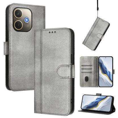 Line Splicing Buckle Retro Leather Phone Case, For OPPO A5 5G Global, For OPPO Reno14 Pro Global, For OPPO Reno14 Global, For OPPO Find X8s+ 5G, For OPPO Find X8s 5G, For OPPO Find X8 Ultra 5G, For OPPO F29 5G Global, For OPPO A5 Pro 5G Global         ...