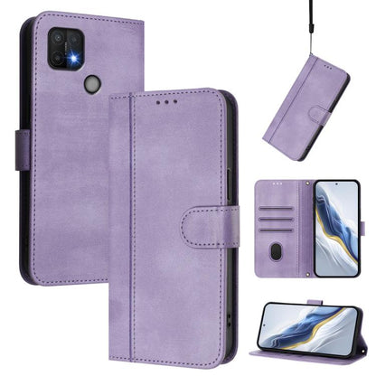 Line Splicing Buckle Retro Leather Phone Case, For OPPO A16e, For OPPO Find X5 Pro, For OPPO Find X5, For OPPO Reno7 5G Global / Find X5 Lite, For OPPO A56 5G / A55 5G / A54 4G, For OPPO A74 4G / F19 / A95 4G Global, For OPPO F19 Pro / Reno5 F         ...