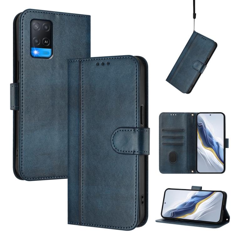 Line Splicing Buckle Retro Leather Phone Case, For OPPO A16e, For OPPO Find X5 Pro, For OPPO Find X5, For OPPO Reno7 5G Global / Find X5 Lite, For OPPO A56 5G / A55 5G / A54 4G, For OPPO A74 4G / F19 / A95 4G Global, For OPPO F19 Pro / Reno5 F         ...