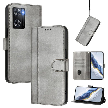 Line Splicing Buckle Retro Leather Phone Case, For OPPO Find X6 Pro 5G, For OPPO Find X6 5G, For OPPO A1 Pro 5G / Reno8 T 5G Global, For OPPO Reno8 4G / Reno7 4G Global, For OPPO A57 4G / A77 4G / A57s 4G Global, For OPPO Reno9 5G / Reno9 Pro 5G       ...