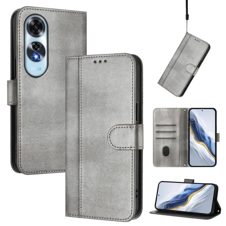 Line Splicing Buckle Retro Leather Phone Case, For OPPO Find X8 5G, For OPPO A3 Pro 5G Global / India / A80 5G EU, For OPPO Reno12 F 5G / 4G / F27 5G India, For OPPO K12x 5G Global, For OPPO Reno12 Pro 5G Global, For OPPO Reno12 5G Global              ...
