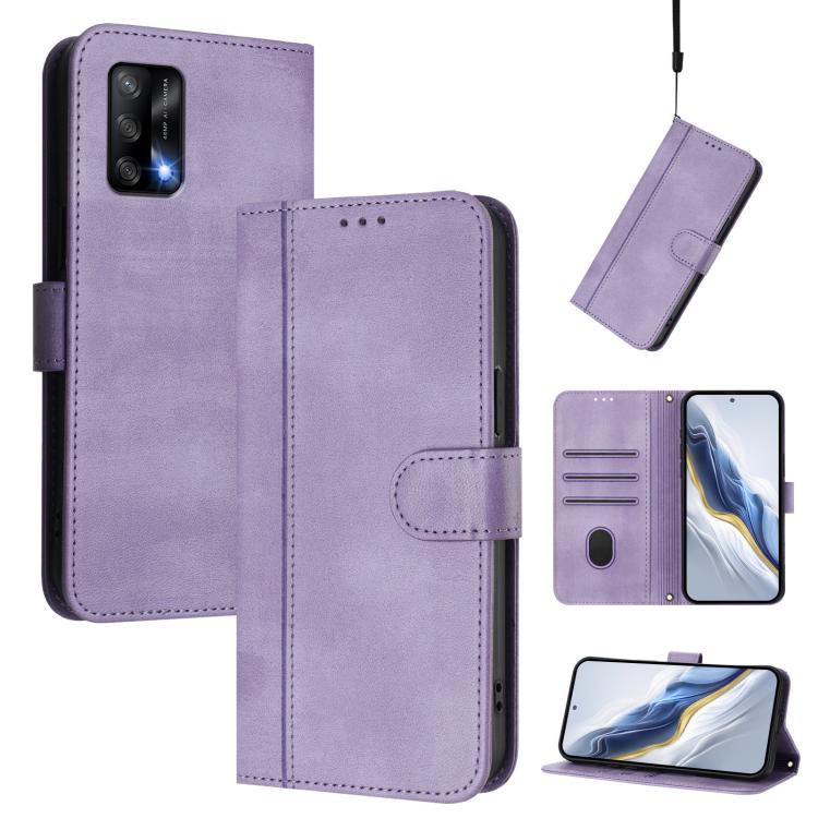 Line Splicing Buckle Retro Leather Phone Case, For OPPO A16e, For OPPO Find X5 Pro, For OPPO Find X5, For OPPO Reno7 5G Global / Find X5 Lite, For OPPO A56 5G / A55 5G / A54 4G, For OPPO A74 4G / F19 / A95 4G Global, For OPPO F19 Pro / Reno5 F         ...