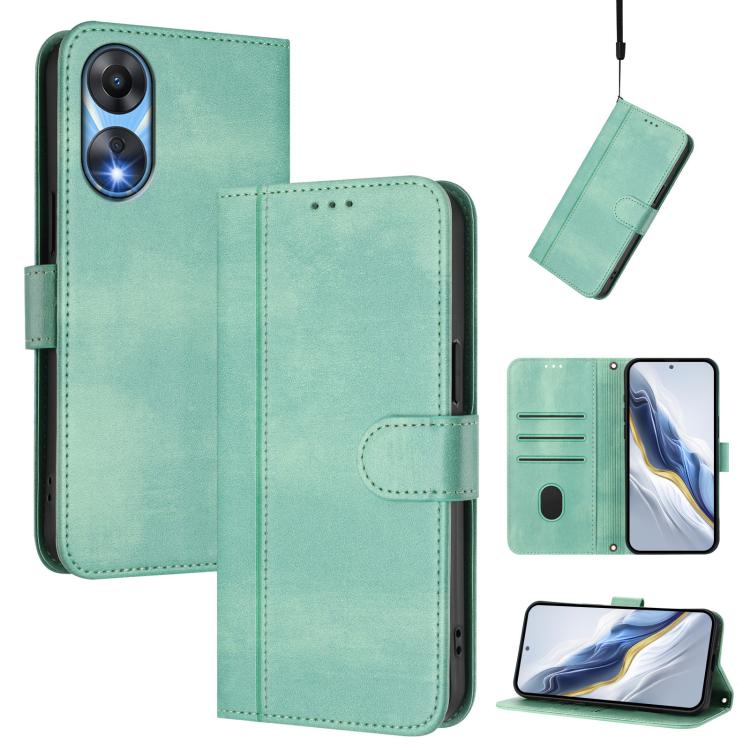 Line Splicing Buckle Retro Leather Phone Case, For OPPO Reno11 Pro 5G Global, For OPPO Find X7 Ultra, For OPPO A38 4G / A18 4G Global, For OPPO Reno9 A, For OPPO A58 4G Global, For OPPO Reno10 5G / Reno10 Pro Global, For OPPO A78 4G Global             ...
