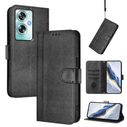 Line Splicing Buckle Retro Leather Phone Case, For OPPO A16e, For OPPO Find X5 Pro, For OPPO Find X5, For OPPO Reno7 5G Global / Find X5 Lite, For OPPO A56 5G / A55 5G / A54 4G, For OPPO A74 4G / F19 / A95 4G Global, For OPPO F19 Pro / Reno5 F         ...