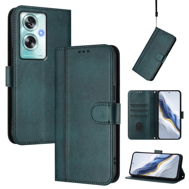 Line Splicing Buckle Retro Leather Phone Case, For OPPO A16e, For OPPO Find X5 Pro, For OPPO Find X5, For OPPO Reno7 5G Global / Find X5 Lite, For OPPO A56 5G / A55 5G / A54 4G, For OPPO A74 4G / F19 / A95 4G Global, For OPPO F19 Pro / Reno5 F         ...