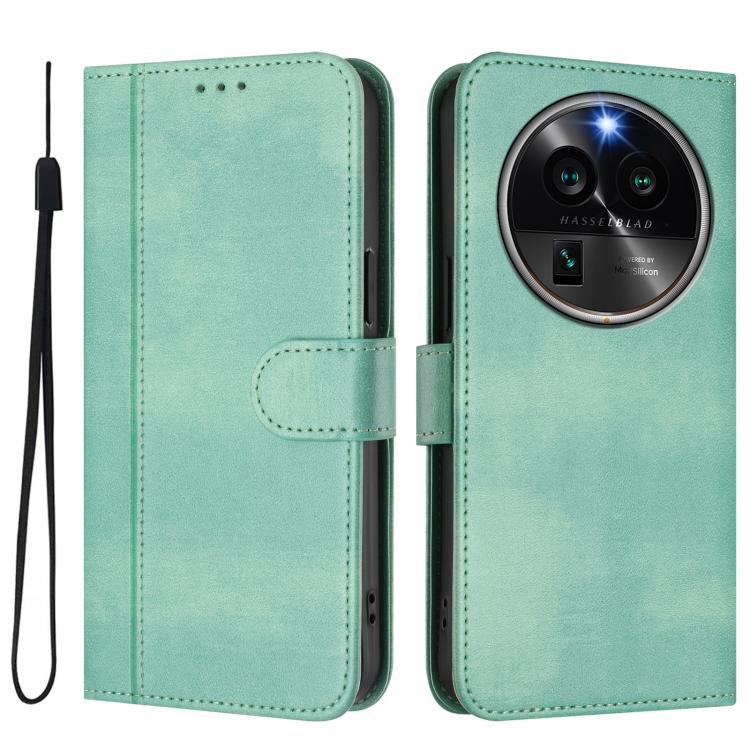 Line Splicing Buckle Retro Leather Phone Case, For OPPO Find X6 Pro 5G, For OPPO Find X6 5G, For OPPO A1 Pro 5G / Reno8 T 5G Global, For OPPO Reno8 4G / Reno7 4G Global, For OPPO A57 4G / A77 4G / A57s 4G Global, For OPPO Reno9 5G / Reno9 Pro 5G       ...