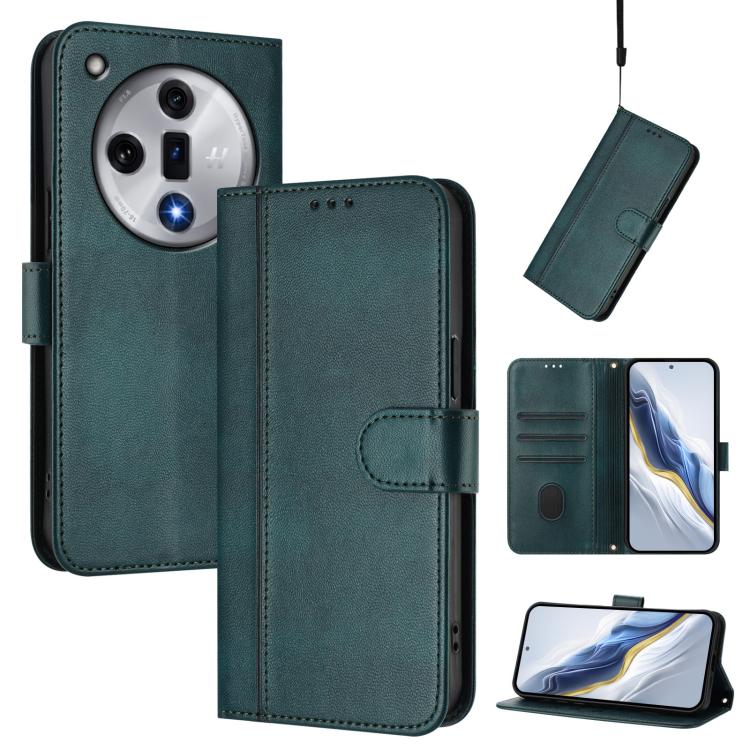 Line Splicing Buckle Retro Leather Phone Case, For OPPO Find X8 5G, For OPPO A3 Pro 5G Global / India / A80 5G EU, For OPPO Reno12 F 5G / 4G / F27 5G India, For OPPO K12x 5G Global, For OPPO Reno12 Pro 5G Global, For OPPO Reno12 5G Global              ...