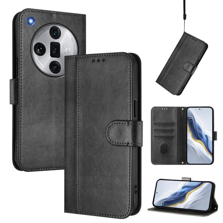 Line Splicing Buckle Retro Leather Phone Case, For OPPO Reno11 Pro 5G Global, For OPPO Find X7 Ultra, For OPPO A38 4G / A18 4G Global, For OPPO Reno9 A, For OPPO A58 4G Global, For OPPO Reno10 5G / Reno10 Pro Global, For OPPO A78 4G Global             ...