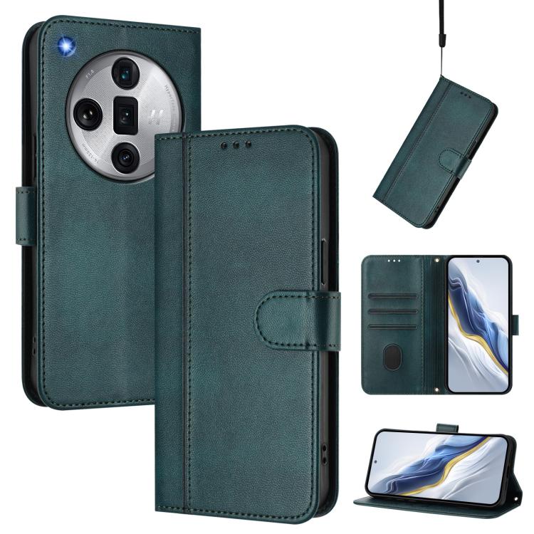 Line Splicing Buckle Retro Leather Phone Case, For OPPO Reno11 Pro 5G Global, For OPPO Find X7 Ultra, For OPPO A38 4G / A18 4G Global, For OPPO Reno9 A, For OPPO A58 4G Global, For OPPO Reno10 5G / Reno10 Pro Global, For OPPO A78 4G Global             ...