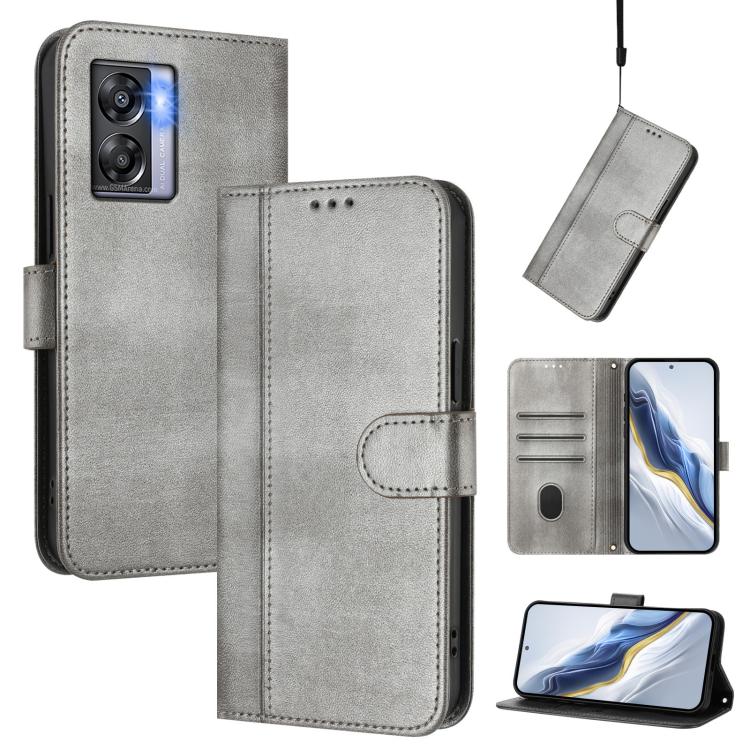 Line Splicing Buckle Retro Leather Phone Case, For OPPO Find X6 Pro 5G, For OPPO Find X6 5G, For OPPO A1 Pro 5G / Reno8 T 5G Global, For OPPO Reno8 4G / Reno7 4G Global, For OPPO A57 4G / A77 4G / A57s 4G Global, For OPPO Reno9 5G / Reno9 Pro 5G       ...