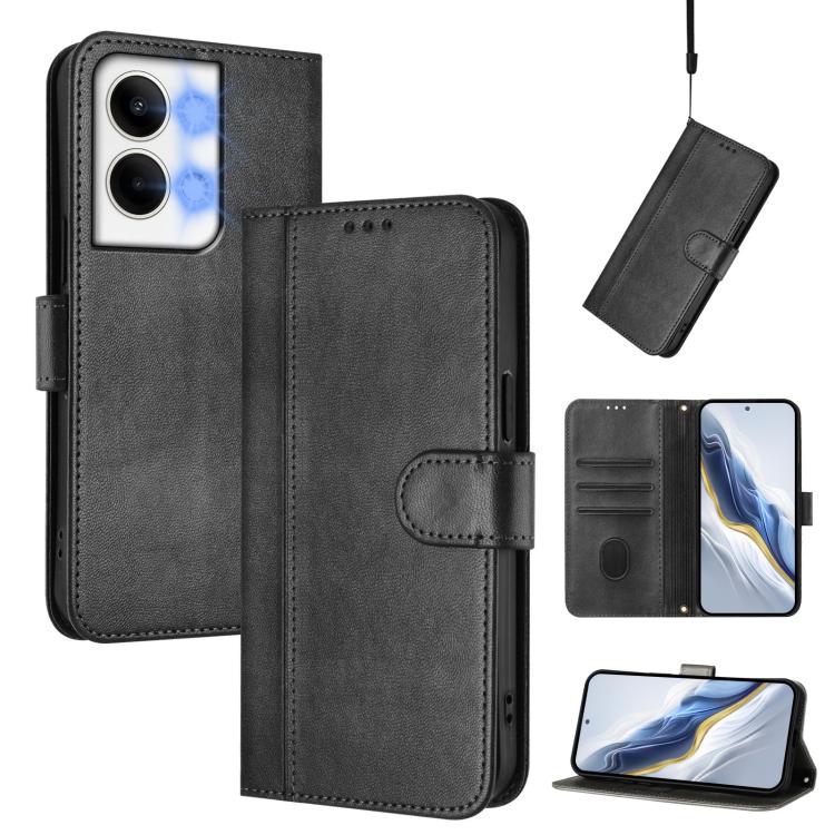 Line Splicing Buckle Retro Leather Phone Case, For OPPO Find X6 Pro 5G, For OPPO Find X6 5G, For OPPO A1 Pro 5G / Reno8 T 5G Global, For OPPO Reno8 4G / Reno7 4G Global, For OPPO A57 4G / A77 4G / A57s 4G Global, For OPPO Reno9 5G / Reno9 Pro 5G       ...