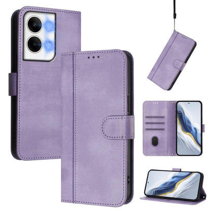 Line Splicing Buckle Retro Leather Phone Case, For OPPO Find X6 Pro 5G, For OPPO Find X6 5G, For OPPO A1 Pro 5G / Reno8 T 5G Global, For OPPO Reno8 4G / Reno7 4G Global, For OPPO A57 4G / A77 4G / A57s 4G Global, For OPPO Reno9 5G / Reno9 Pro 5G       ...