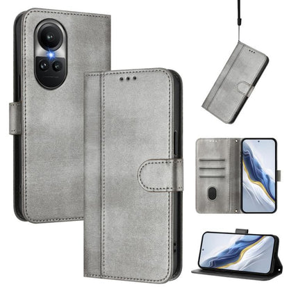 Line Splicing Buckle Retro Leather Phone Case, For OPPO Reno11 Pro 5G Global, For OPPO Find X7 Ultra, For OPPO A38 4G / A18 4G Global, For OPPO Reno9 A, For OPPO A58 4G Global, For OPPO Reno10 5G / Reno10 Pro Global, For OPPO A78 4G Global             ...