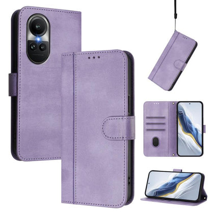 Line Splicing Buckle Retro Leather Phone Case, For OPPO Reno11 Pro 5G Global, For OPPO Find X7 Ultra, For OPPO A38 4G / A18 4G Global, For OPPO Reno9 A, For OPPO A58 4G Global, For OPPO Reno10 5G / Reno10 Pro Global, For OPPO A78 4G Global             ...
