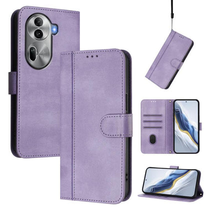 Line Splicing Buckle Retro Leather Phone Case, For OPPO Reno11 Pro 5G Global, For OPPO Find X7 Ultra, For OPPO A38 4G / A18 4G Global, For OPPO Reno9 A, For OPPO A58 4G Global, For OPPO Reno10 5G / Reno10 Pro Global, For OPPO A78 4G Global             ...