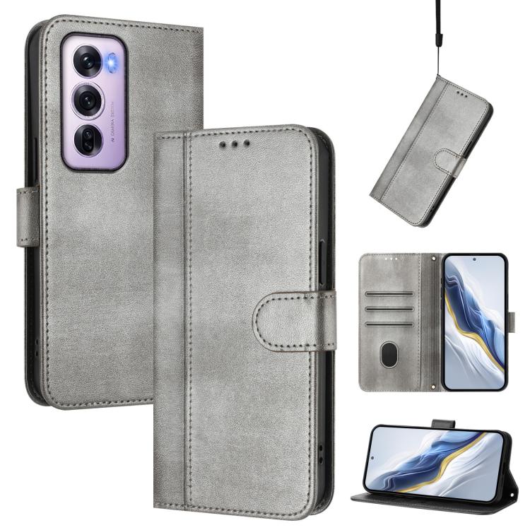 Line Splicing Buckle Retro Leather Phone Case, For OPPO Find X8 5G, For OPPO A3 Pro 5G Global / India / A80 5G EU, For OPPO Reno12 F 5G / 4G / F27 5G India, For OPPO K12x 5G Global, For OPPO Reno12 Pro 5G Global, For OPPO Reno12 5G Global              ...