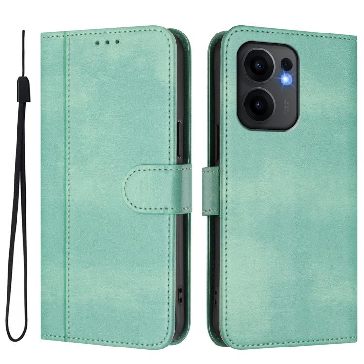 Line Splicing Buckle Retro Leather Phone Case, For OPPO Reno13 F 5G Global / 4G India, For OPPO Reno16 F 5G / Reno16 FS 5G, For OPPO Reno16 5G / Reno16 Pro 5G Global, For OPPO Find X9s Pro, For OPPO Find X9 Ultra, For OPPO Find X9, For OPPO A6 GT 5G   ...