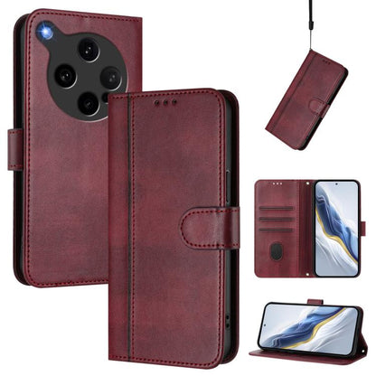 Line Splicing Buckle Retro Leather Phone Case, For OPPO A5 5G Global, For OPPO Reno14 Pro Global, For OPPO Reno14 Global, For OPPO Find X8s+ 5G, For OPPO Find X8s 5G, For OPPO Find X8 Ultra 5G, For OPPO F29 5G Global, For OPPO A5 Pro 5G Global         ...
