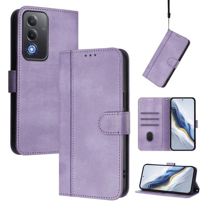 Line Splicing Buckle Retro Leather Phone Case, For OPPO A5 5G Global, For OPPO Reno14 Pro Global, For OPPO Reno14 Global, For OPPO Find X8s+ 5G, For OPPO Find X8s 5G, For OPPO Find X8 Ultra 5G, For OPPO F29 5G Global, For OPPO A5 Pro 5G Global         ...