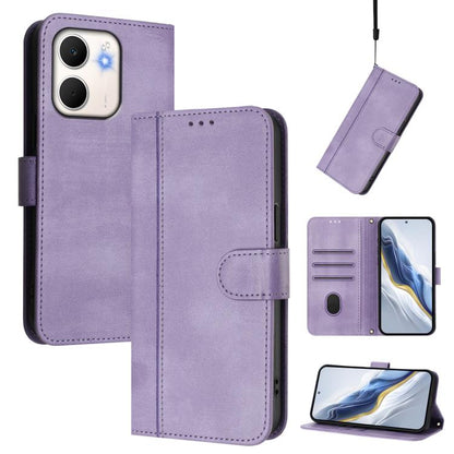Line Splicing Buckle Retro Leather Phone Case, For OPPO Reno13 F 5G Global / 4G India, For OPPO Reno16 F 5G / Reno16 FS 5G, For OPPO Reno16 5G / Reno16 Pro 5G Global, For OPPO Find X9s Pro, For OPPO Find X9 Ultra, For OPPO Find X9, For OPPO A6 GT 5G   ...