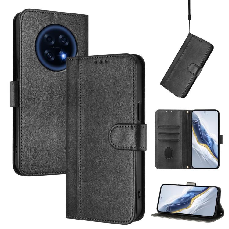 Line Splicing Buckle Retro Leather Phone Case, For OPPO Reno13 F 5G Global / 4G India, For OPPO Reno16 F 5G / Reno16 FS 5G, For OPPO Reno16 5G / Reno16 Pro 5G Global, For OPPO Find X9s Pro, For OPPO Find X9 Ultra, For OPPO Find X9, For OPPO A6 GT 5G   ...