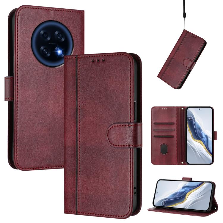 Line Splicing Buckle Retro Leather Phone Case, For OPPO Reno13 F 5G Global / 4G India, For OPPO Reno16 F 5G / Reno16 FS 5G, For OPPO Reno16 5G / Reno16 Pro 5G Global, For OPPO Find X9s Pro, For OPPO Find X9 Ultra, For OPPO Find X9, For OPPO A6 GT 5G   ...