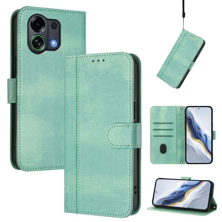 Line Splicing Buckle Retro Leather Phone Case, For OPPO Reno13 F 5G Global / 4G India, For OPPO Reno16 F 5G / Reno16 FS 5G, For OPPO Reno16 5G / Reno16 Pro 5G Global, For OPPO Find X9s Pro, For OPPO Find X9 Ultra, For OPPO Find X9, For OPPO A6 GT 5G   ...