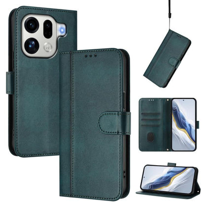 Line Splicing Buckle Retro Leather Phone Case, For OPPO Reno13 F 5G Global / 4G India, For OPPO Reno16 F 5G / Reno16 FS 5G, For OPPO Reno16 5G / Reno16 Pro 5G Global, For OPPO Find X9s Pro, For OPPO Find X9 Ultra, For OPPO Find X9, For OPPO A6 GT 5G   ...
