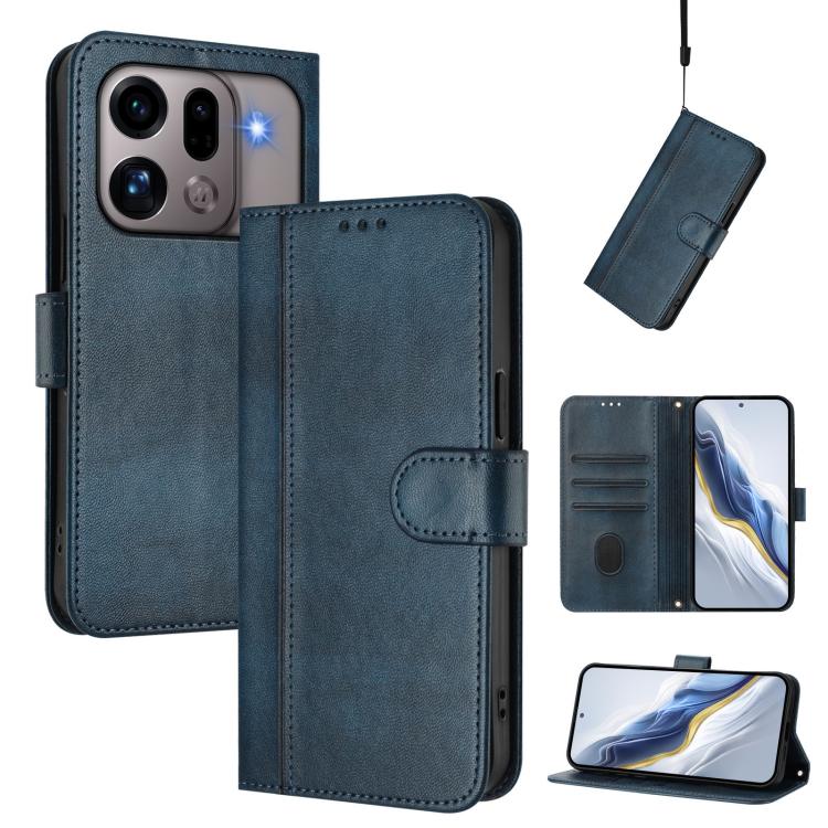 Line Splicing Buckle Retro Leather Phone Case, For OPPO Reno13 F 5G Global / 4G India, For OPPO Reno16 F 5G / Reno16 FS 5G, For OPPO Reno16 5G / Reno16 Pro 5G Global, For OPPO Find X9s Pro, For OPPO Find X9 Ultra, For OPPO Find X9, For OPPO A6 GT 5G   ...