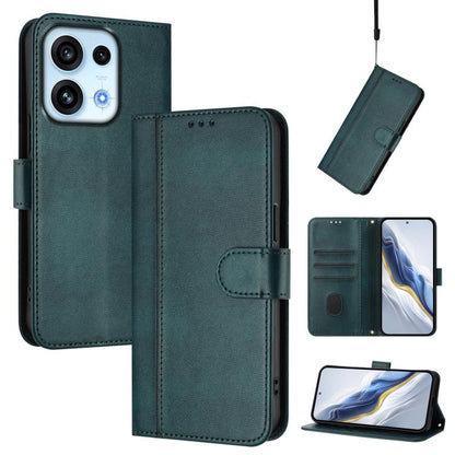 Line Splicing Buckle Retro Leather Phone Case, For OPPO Reno13 F 5G Global / 4G India, For OPPO Reno16 F 5G / Reno16 FS 5G, For OPPO Reno16 5G / Reno16 Pro 5G Global, For OPPO Find X9s Pro, For OPPO Find X9 Ultra, For OPPO Find X9, For OPPO A6 GT 5G   ...